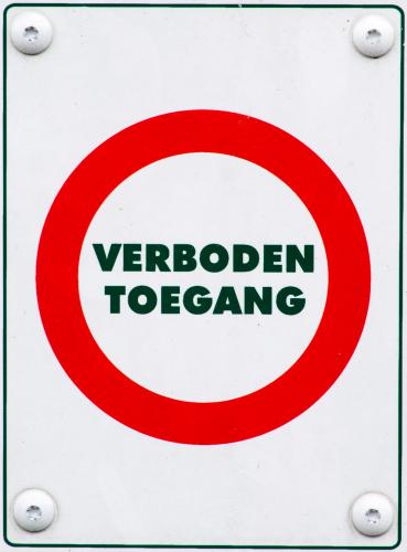 Verboden toegang